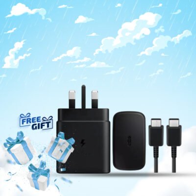 Samsung 45W Travel Adapter 1.8m Type-C to Type-C Cable 3 Pin With Free Gift