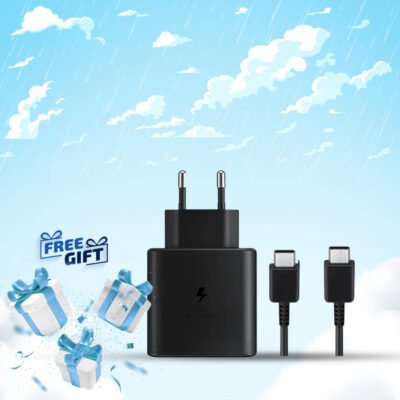 Samsung 45W Travel Adapter 1.8m Type-C to Type-C Cable 2 Pin With Free Gift