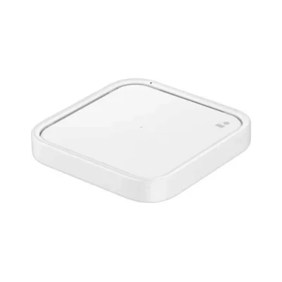 Samsung Super Fast Wireless Charger(Max 15W) White (EP-P2400) With 25w 3 Pin PD Adaptor And Type-C to Type-C Cable 1m