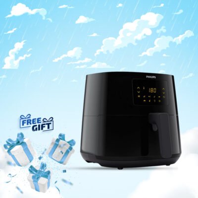 Philips Airfryer HD9270/90 Black Black With Free Gift