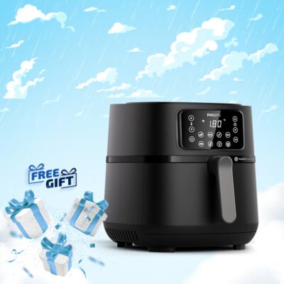 Philips Airfryer HD9285/93 Black With Free Gift